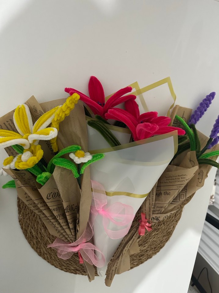 Lilyum çiçek buketi  - Görsel 2