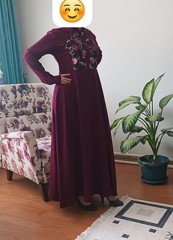 Dabıl kumaş elbise