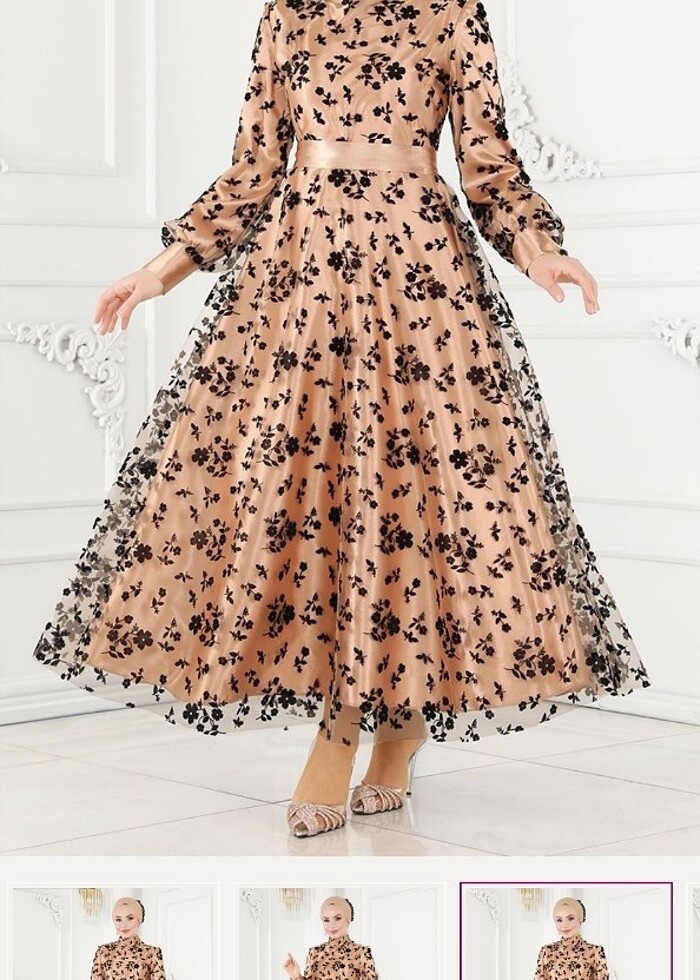 Tesettür elbise abiye  - Görsel 2