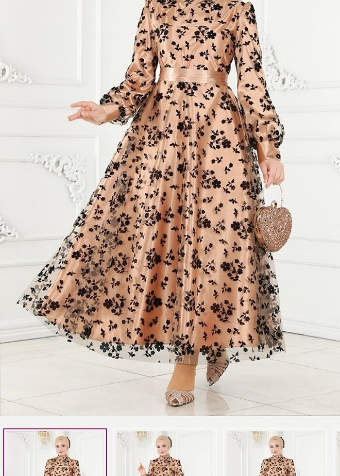 Tesettür elbise abiye  - Görsel 3