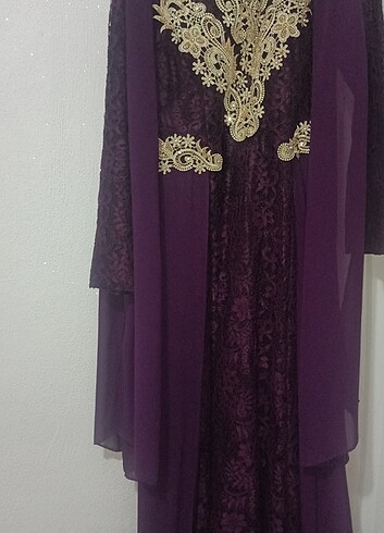 Tesettür uzun abiye  - Görsel 5