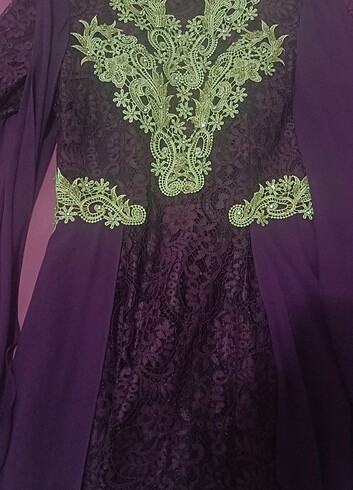 Tesettür uzun abiye  - Görsel 6