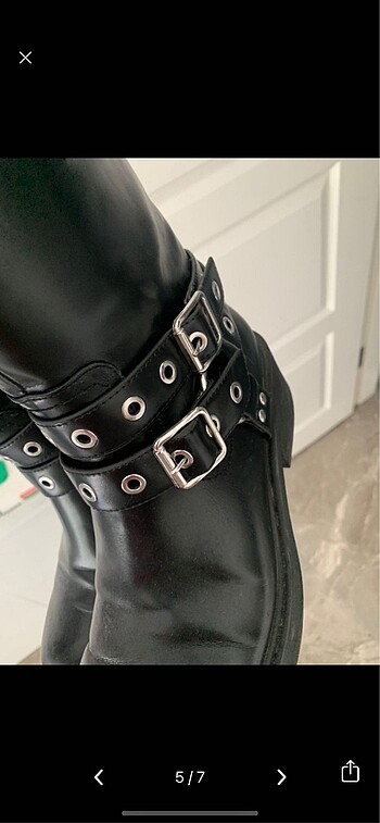 39 Beden siyah Renk bershka bot