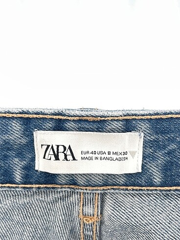 40 Beden mavi Renk Zara Jean / Kot %70 İndirimli.