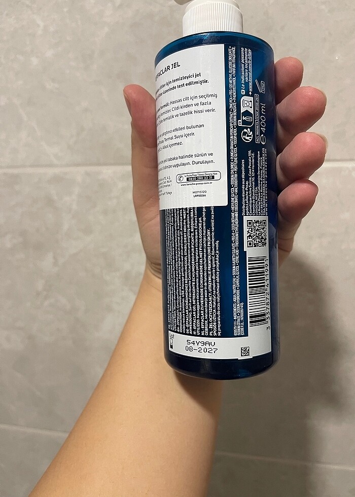 La roche posay yüz temizleme jeli - Görsel 3