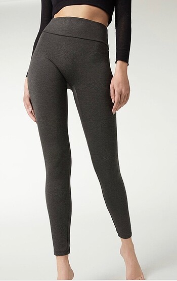 Calzedonia Push Up Şekillendirici Gri Tayt