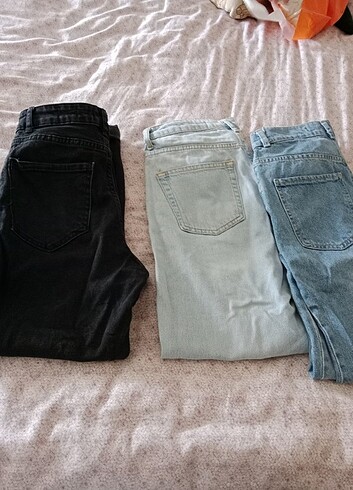 3 adet mom jean