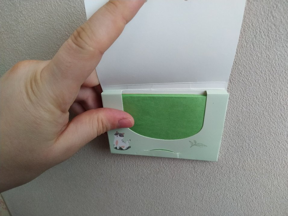 yüz yağı temizleme mendili - Görsel 2