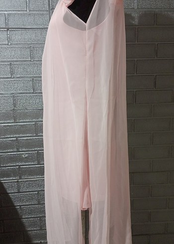 Pembe Abiye Elbise - Görsel 6