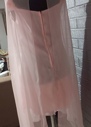 Pembe Abiye Elbise - Görsel 7