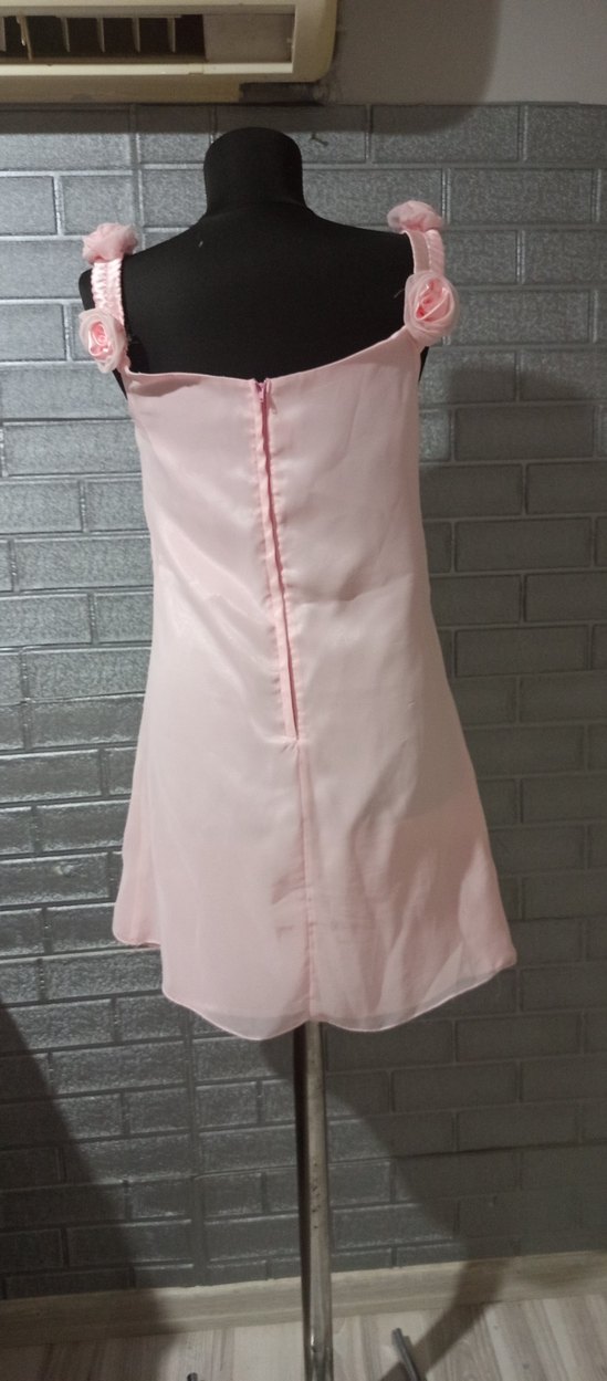 Pembe Abiye Elbise - Görsel 3