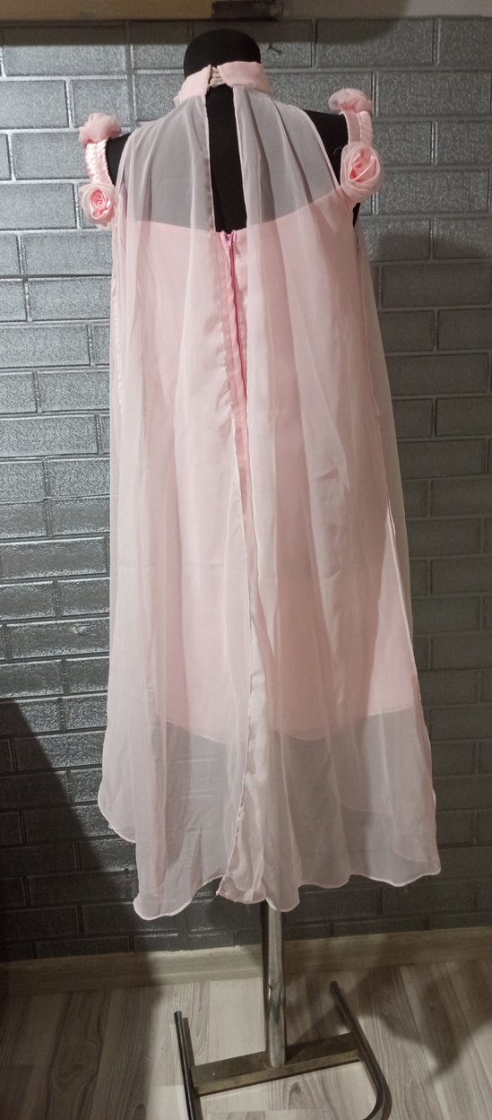 Pembe Abiye Elbise - Görsel 4