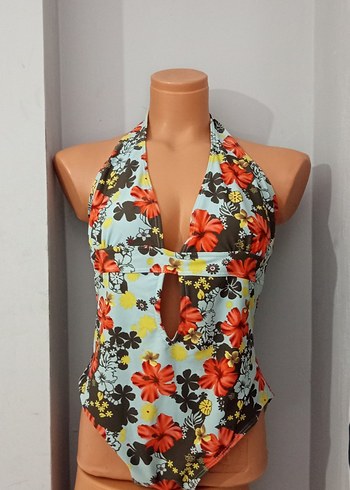 Çiçek Desenli Mini Bohem Mayo - Görsel 4