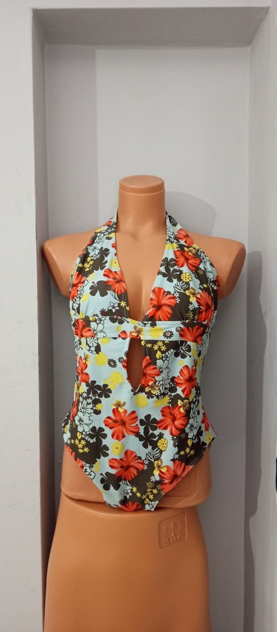 Çiçek Desenli Mini Bohem Mayo - Görsel 4