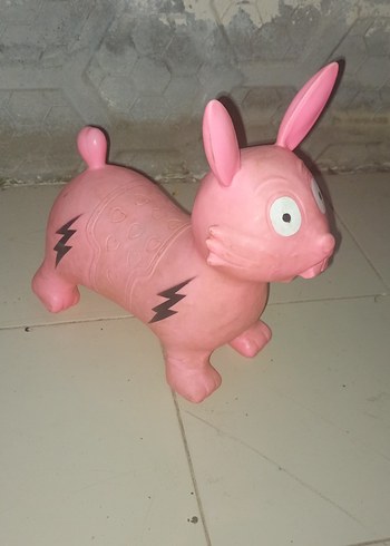 Pembe Tavşan Şekilli Oyuncak - Görsel 2