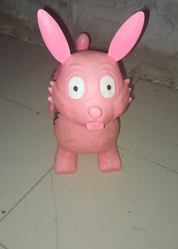 Pembe Tavşan Şekilli Oyuncak - Görsel 3