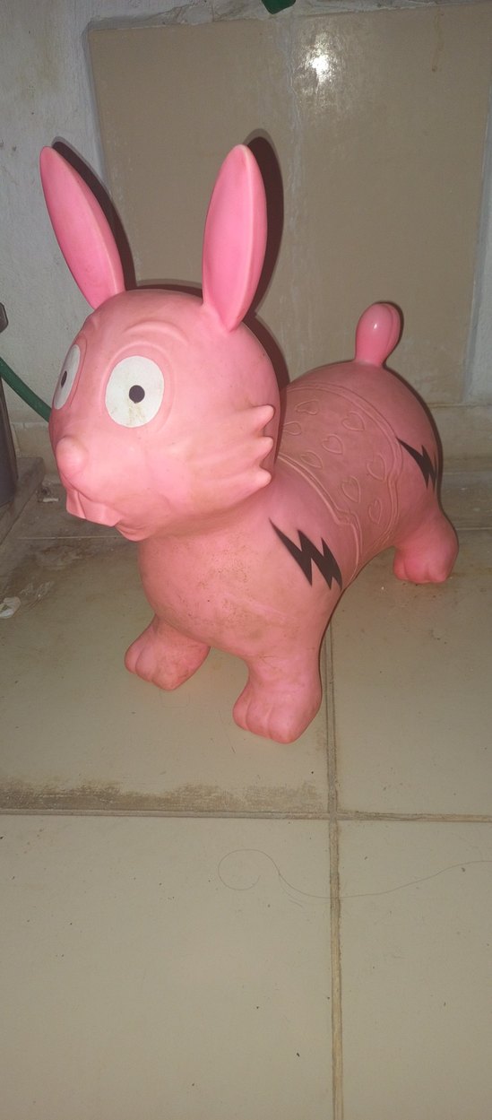 Pembe Tavşan Şekilli Oyuncak - Görsel 4