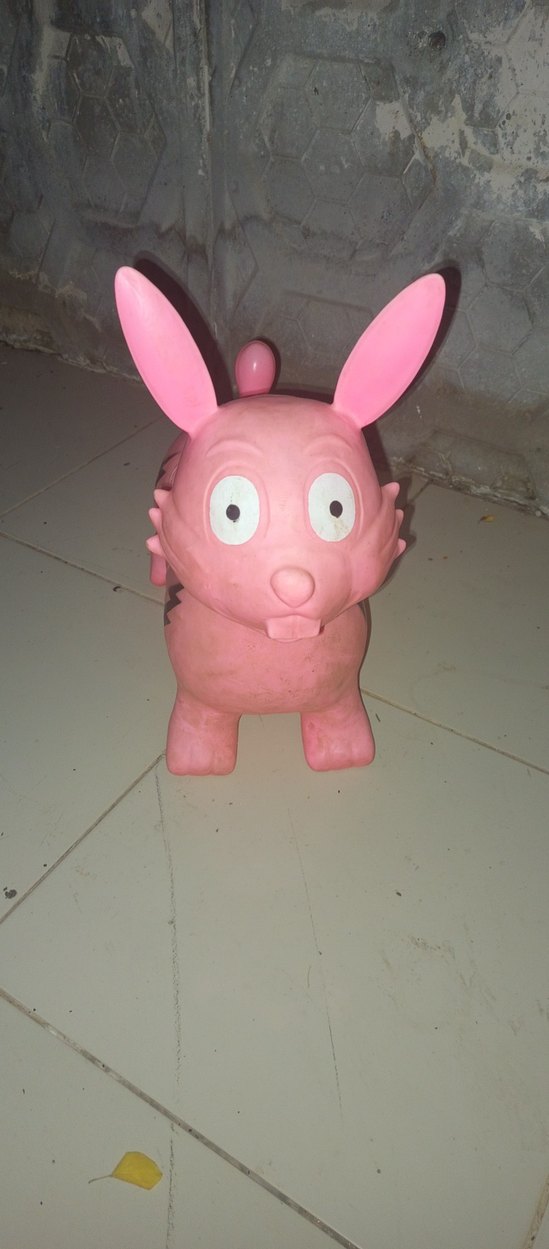 Pembe Tavşan Şekilli Oyuncak - Görsel 3