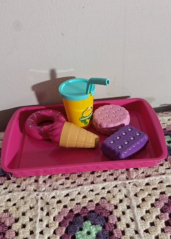 Renkli Oyuncak Tatlı ve İçecek Seti - Görsel 5