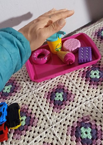 Renkli Oyuncak Tatlı ve İçecek Seti - Görsel 2