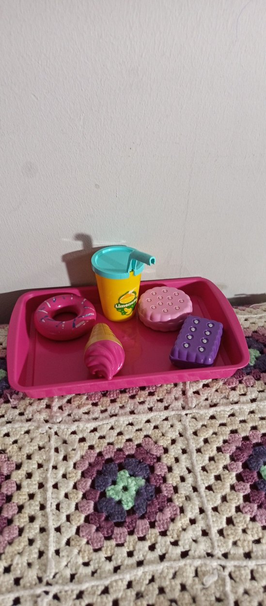 Renkli Oyuncak Tatlı ve İçecek Seti - Görsel 4