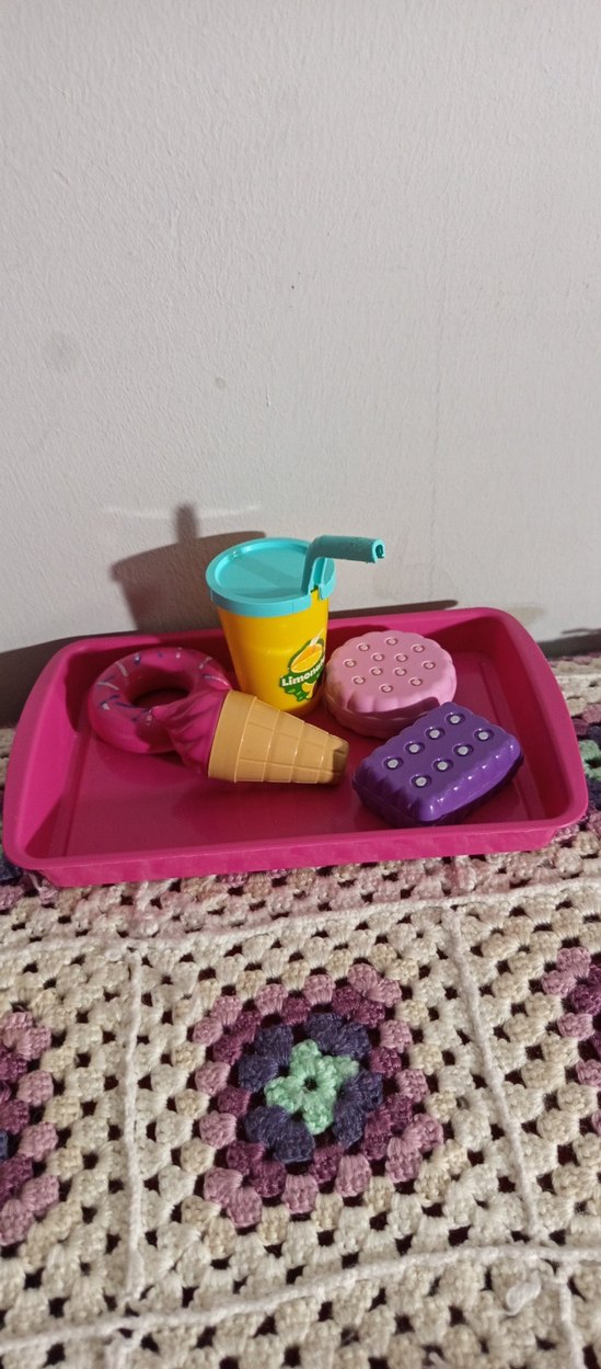 Renkli Oyuncak Tatlı ve İçecek Seti - Görsel 5