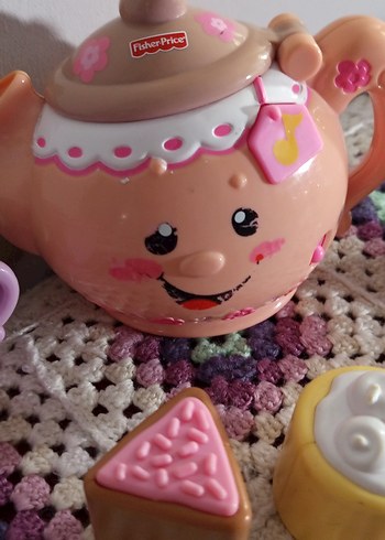 Pastel Pembe Çaydanlık Oyuncak Seti - Görsel 2