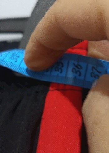 Kırmızı Şeritli Siyah Erkek Eşofman Altı - Görsel 4