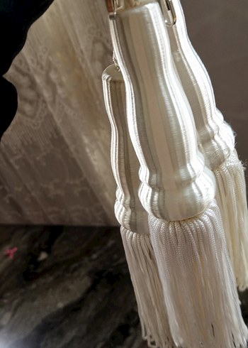 Nakışlı Beyaz Perde Bağı - Görsel 2