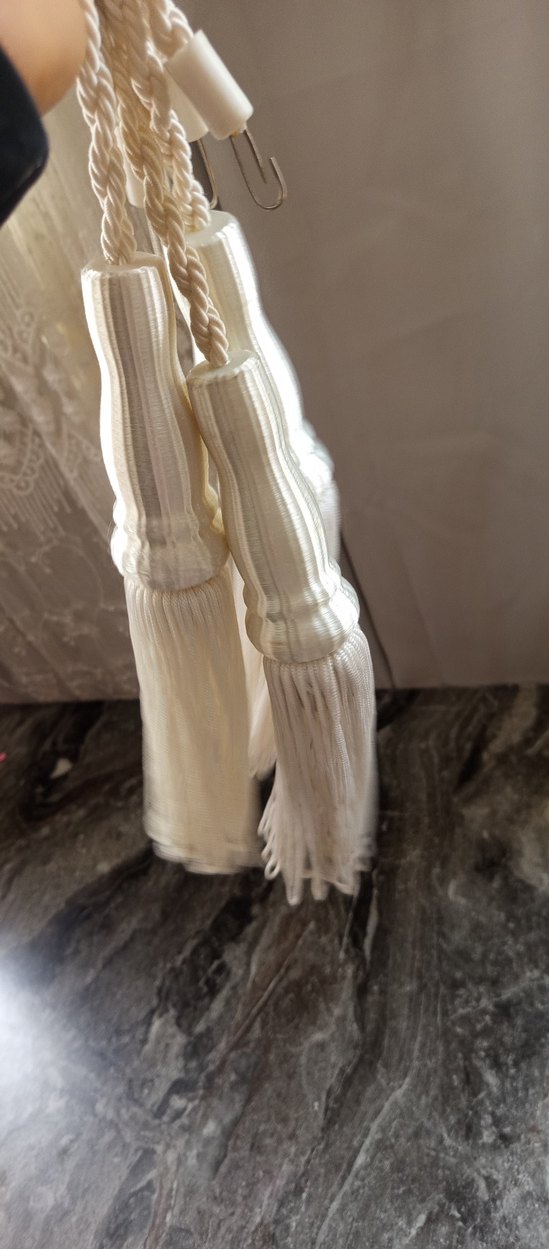 Nakışlı Beyaz Perde Bağı - Görsel 3