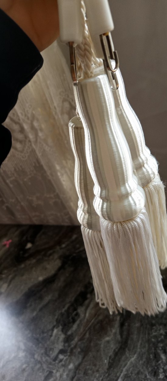 Nakışlı Beyaz Perde Bağı - Görsel 2