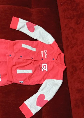 Kırmızı Uzun Kollu Çocuk Eşofman Takımı - Görsel 7