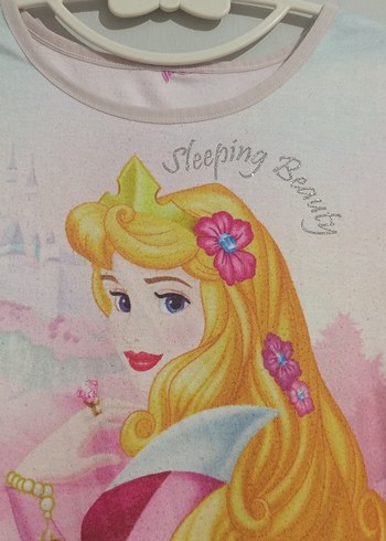 Kız Çocuk Pembe Baskılı Kısa Kollu Elbise - Görsel 4