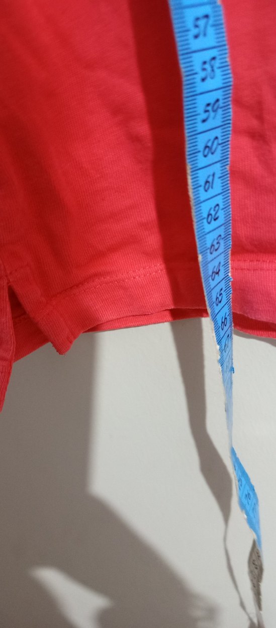 Erkek Beyaz-Kırmızı Polo Tişört - Görsel 5