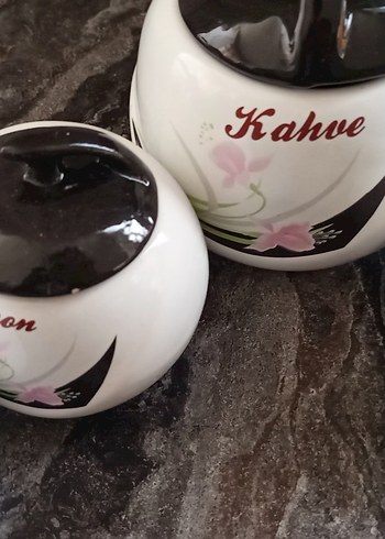 Beyaz Seramik Mutfak Saklama Kavanozları - Görsel 5