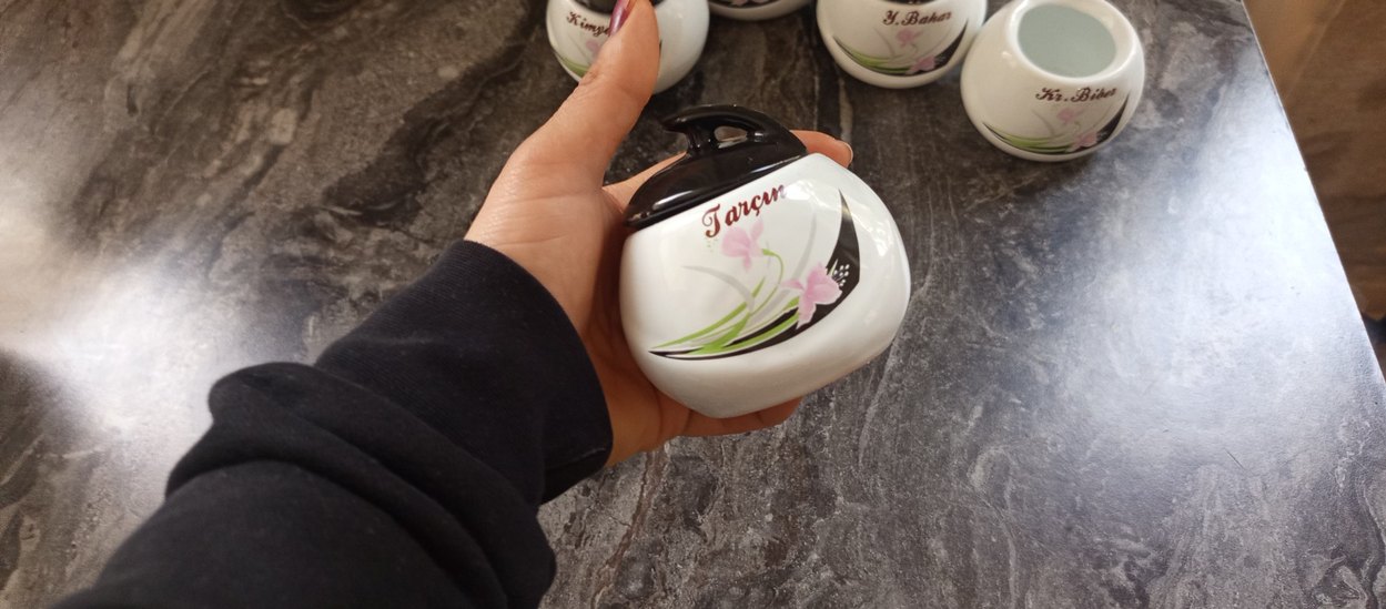 Beyaz Seramik Mutfak Saklama Kavanozları - Görsel 4