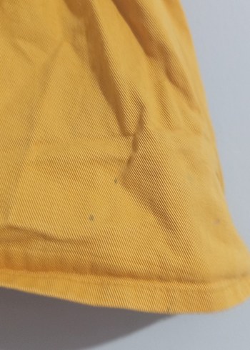 Sarı Nakışlı Kız Çocuk Elbisesi - Görsel 3