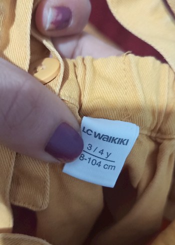 Sarı Nakışlı Kız Çocuk Elbisesi - Görsel 5