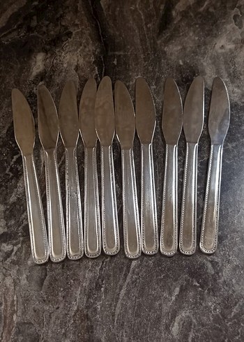 Parlak Bej Bıçak Seti - Görsel 3