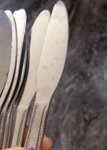 Parlak Bej Bıçak Seti - Görsel 5