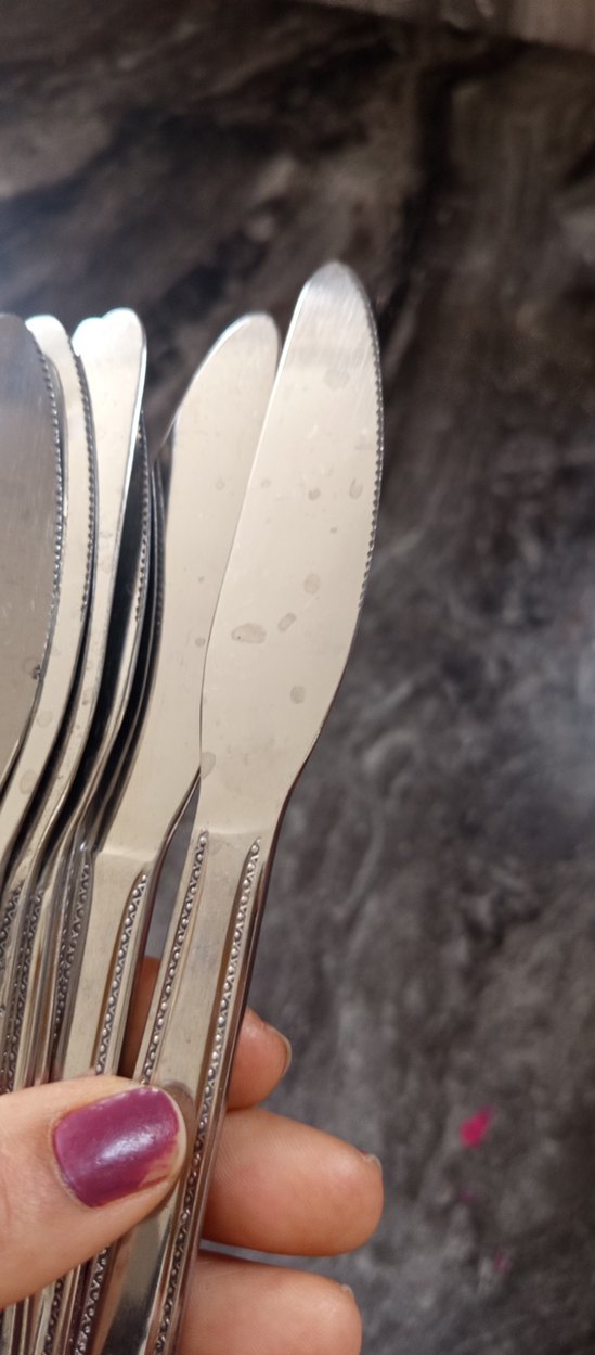 Parlak Bej Bıçak Seti - Görsel 5