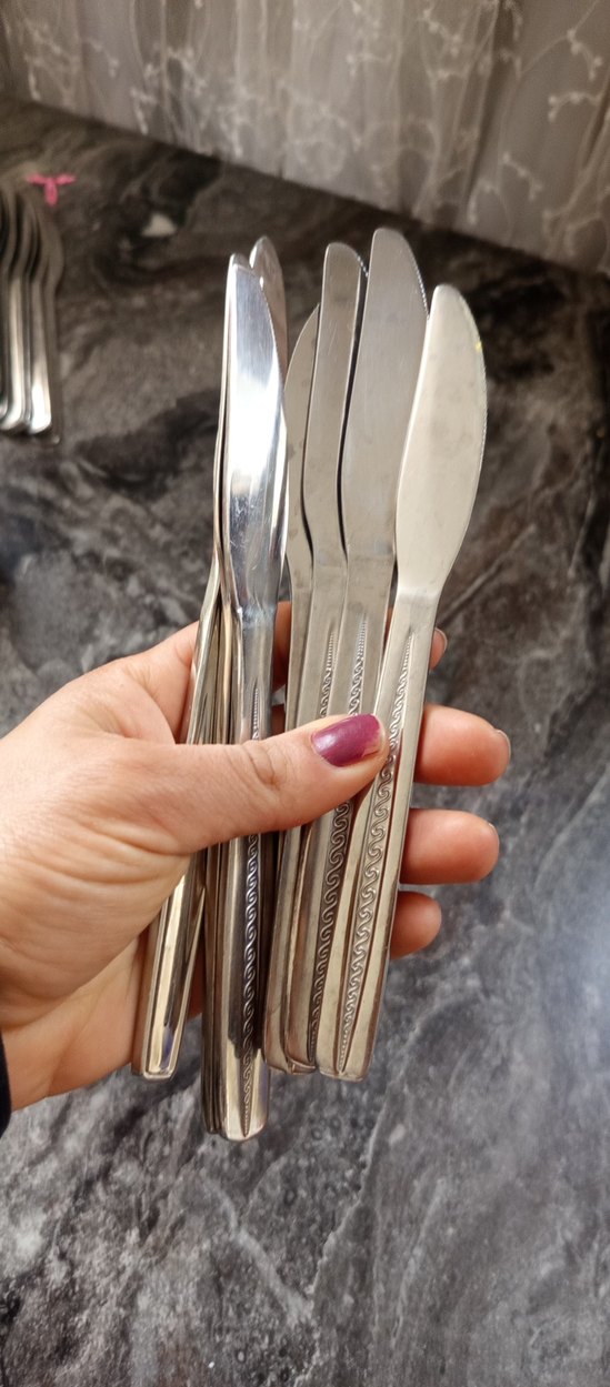 6 Parça Metal Bıçak Seti - Görsel 3