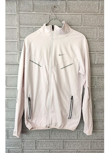 Nike Beyaz Fermuarlı Kadın Ceket