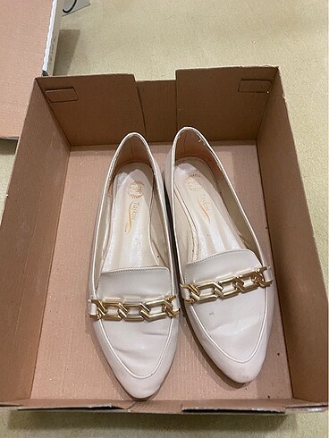Diğer Krem loafer