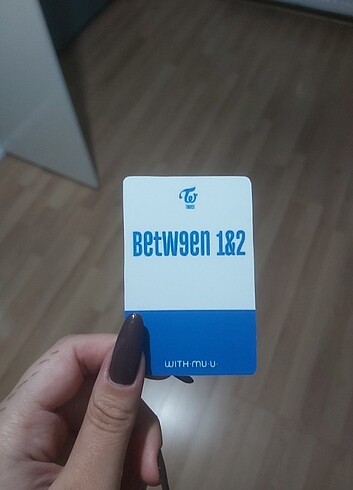 Beden TWİCE NAYEON BETWEEN 1&2 PHOTOCARD