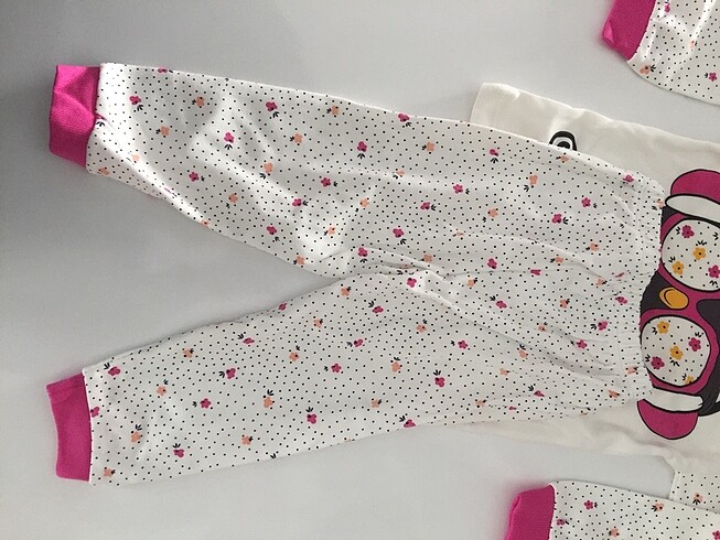 24-36 Ay Beden çeşitli Renk Kız çocuk pijama takımı