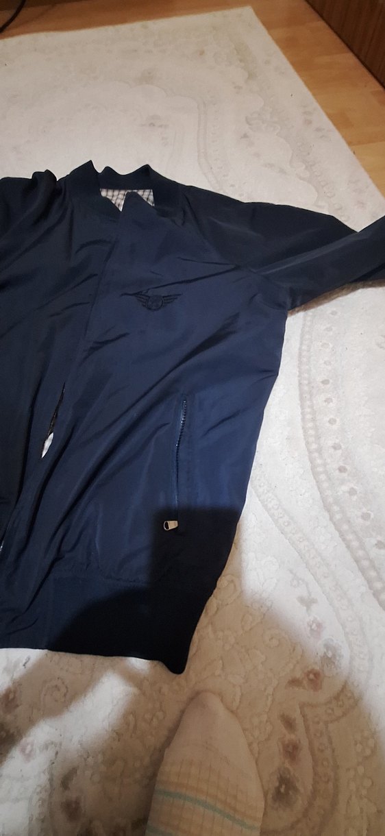 Erkek Gri Kareli Düğmeli Uzun Kollu mevsimlik mont damat tween - Görsel 4