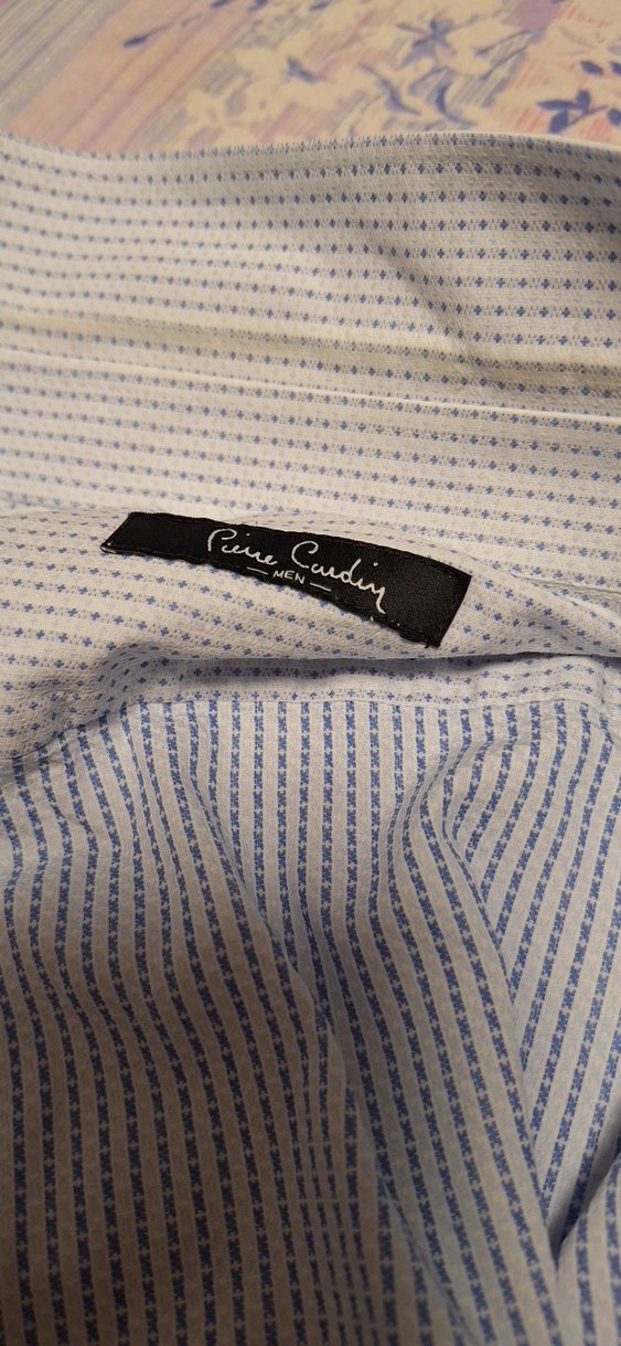 Gri Erkek Düğmeli Uzun Kollu Gömlek - Görsel 2