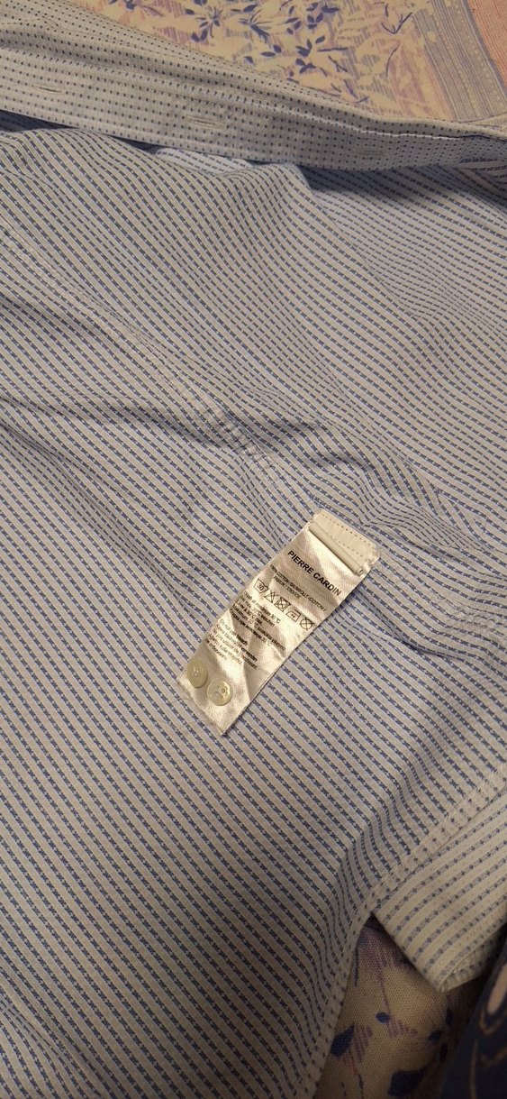 Gri Erkek Düğmeli Uzun Kollu Gömlek - Görsel 3