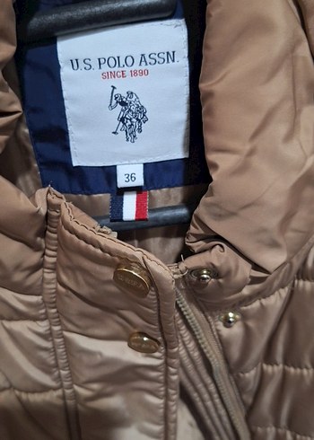 Düğmeli Bej Midi Kadın Mont - Görsel 2